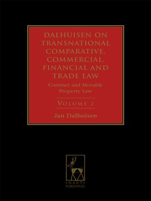 cover image of Dalhuisen on Transnational Comparative, Commercial, Financial and Trade Law, Volume 2